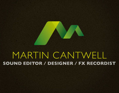 Identity for Martin Cantwell, Sound designer