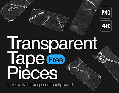 100 Free Transparent Tape PNG Textures