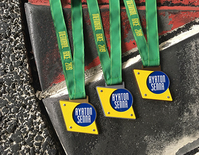 Medals design for AYRTON SENNA MEMORIAL RACE 2019