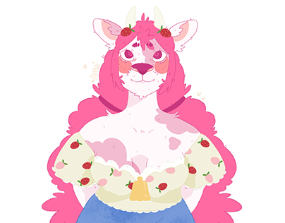 Dierdre the Strawberry Cow