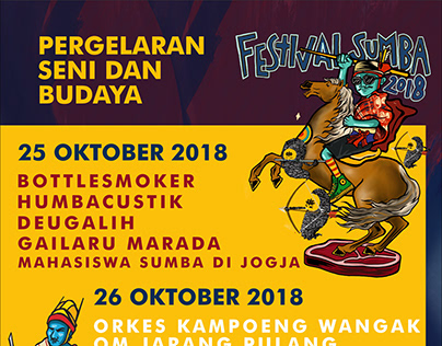 Festival Sumba 2018 Art and Music Poster