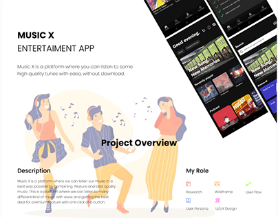 Music Entertaiment App UI/UX Study Case