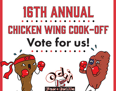 16th Annual Cook-Off Poster