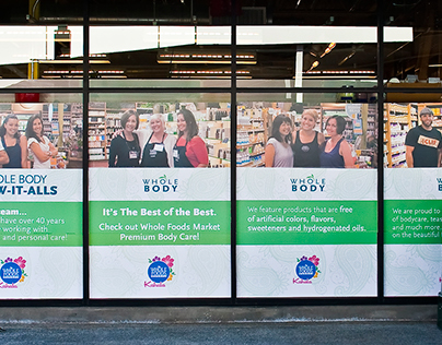 Whole Foods Market Whole Body "Know-It-All" signage