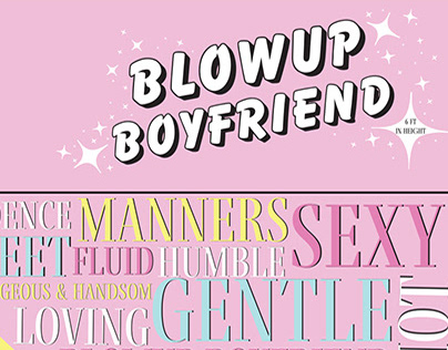 Blowup Boyfriend- Package Design