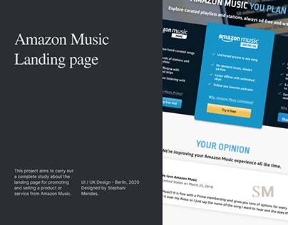 Amazon Music - UX case study.