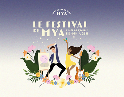 Conception graphique : Le Festival de MYA