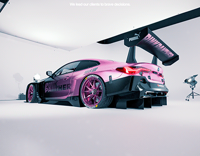 BMW M4 GTS Livery Pink Panther