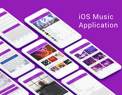 iOS Music App UI Design