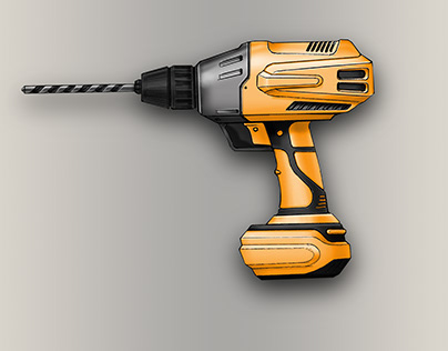 drill photoshop rendering