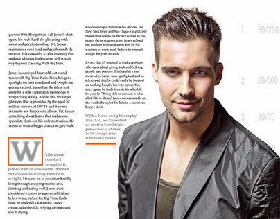 James Maslow: Editorial and Covershoot