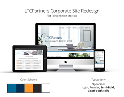 LTC Partners Corporate Site Redesign