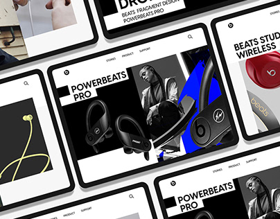 Beats By Dre ( web redesign concept )