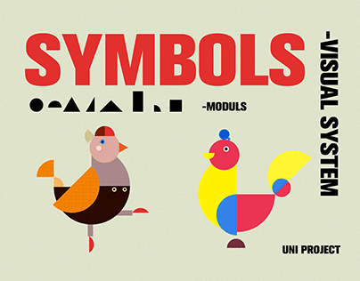 Simbols-visual system-chickens