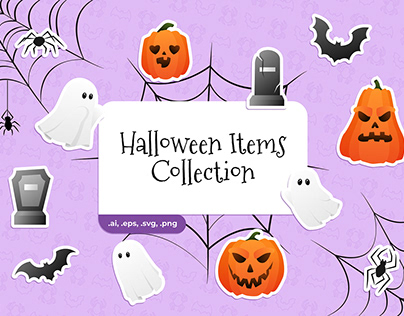 60+ Halloween items for customizing design
