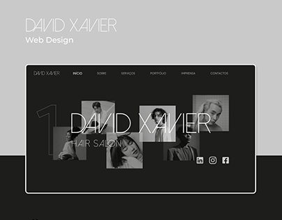 David Xavier Hairstylist - Web Design