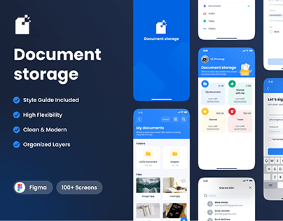 UI Document storage | App Design