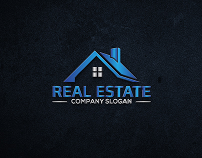 Real Estate Property Mortgage Home Building Logo