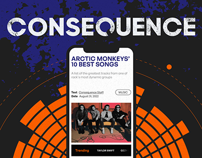 Consequence | News website redesign
