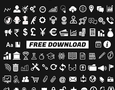 100 free downlod icons vector illustration