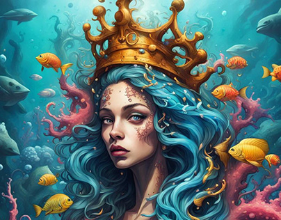 🌊 Sea Queen: Living Art 🌊
