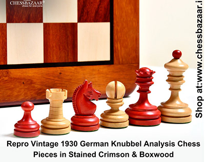 1930 German Knubbel Chess set
