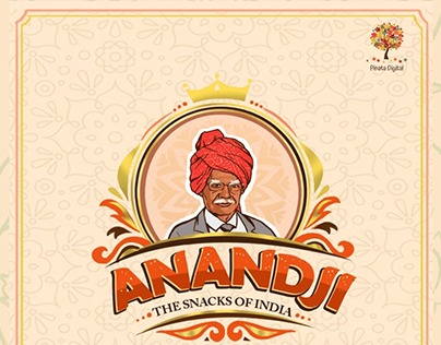 Logo and packaging for an Indian sweets and snacks shop