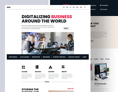 Spdy - Creative Agency Landing Page