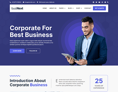 Elementor Business Website Design