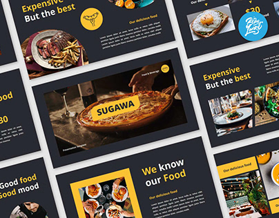 Sugawa food presentation template
