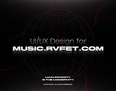 UI/UX Design for MUSIC.RVFET.COM