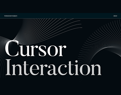 Cursor interaction design