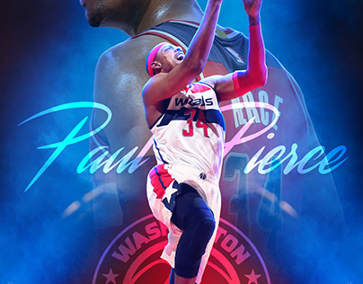 Paul Pierce Wizards Poster