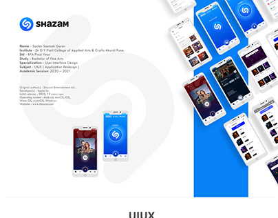 Shazam Application Redesign