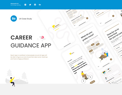 Career guidance app. UX Case Study