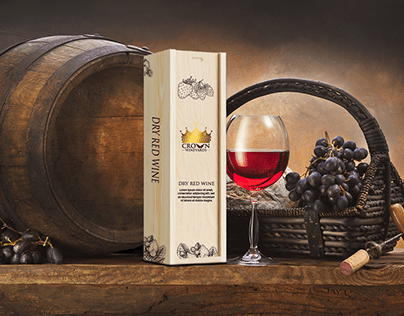 Crown Wineyards Logo & Packaging Design