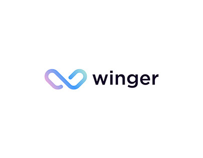 'Winger' W Brand Logo Mark
