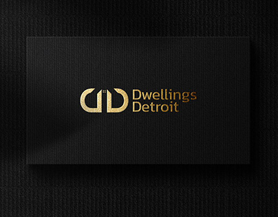 Dwellings Detroit Logo Design