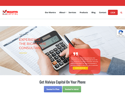 Malviya Capital Website