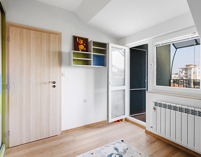 Flat maisonette interior photography
