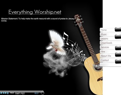 Everything Worship - Music - Web Design