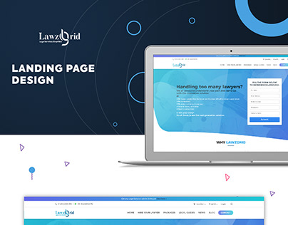 Why LawzGrid-Landing Page Design