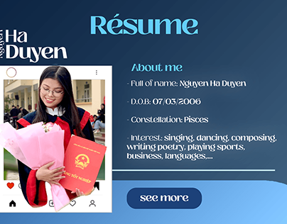 Nguyen Ha Duyen's Resume