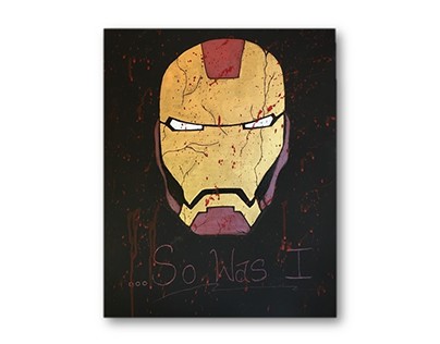 Captain America Civil War - Iron Man Painting
