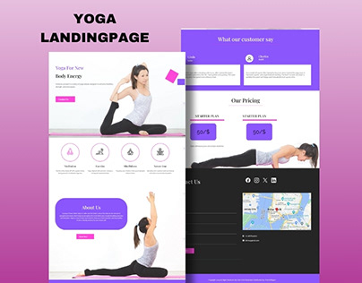 Yoga Landing Page