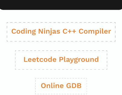 Online C Compiler (Editor) - Coding Ninjas