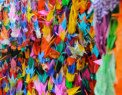 Juniata College Community Makes 1,000 Paper Cranes