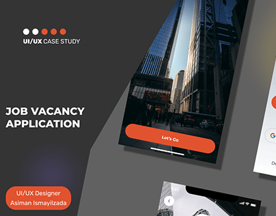 Job Vacancy App Design - UX/UI Case Study
