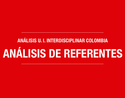 Análisis U.I.I. Colombia - Análisis de Referentes