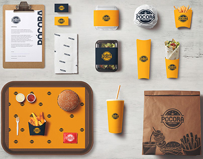 Branding + Logo Fast Food - Pócora